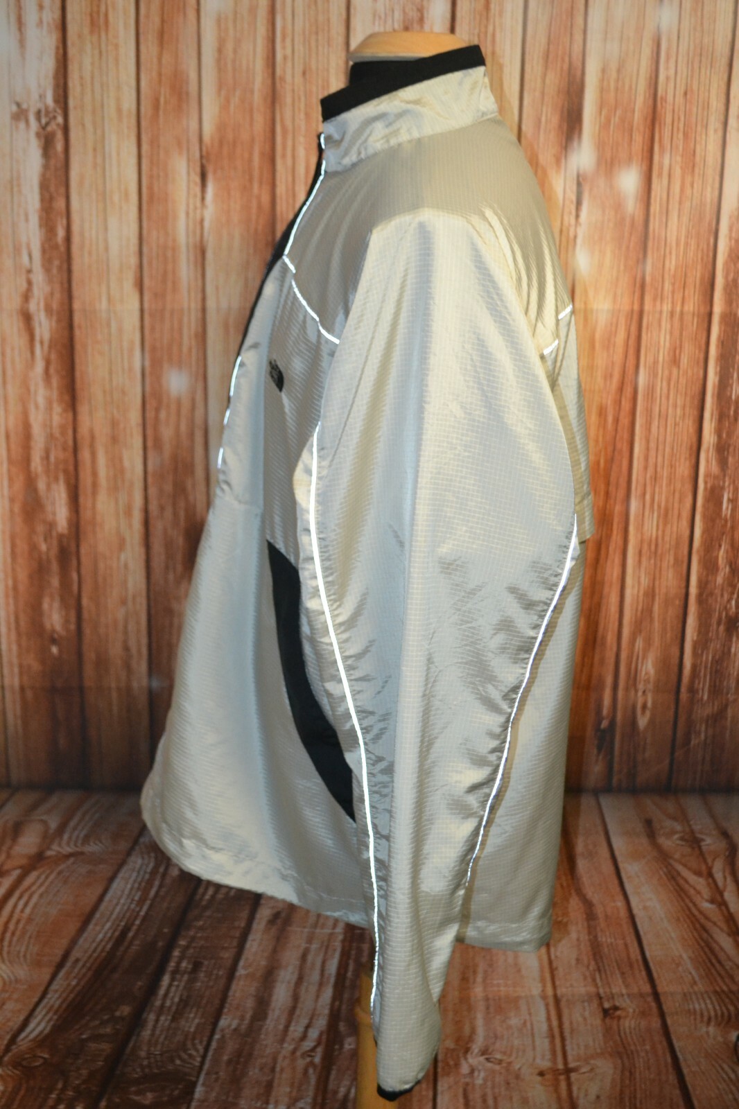 The North Face Men's Gray Nylon Blend 1/2 Zip Pullover Golf Jacket Sz XL thumbnail 5