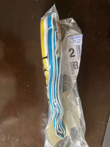 Vintage J.Crew Fabric Multi-Color Blue Yellow D-Ring Belt - Women's S/M NWT - Picture 3 of 3