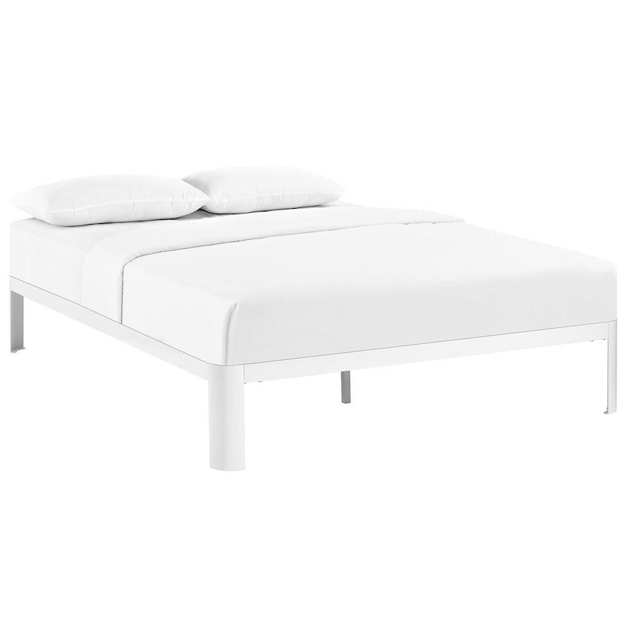 Modway Furniture Corinne Full Bed Frame in White -MOD-5468-WHI