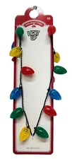 Holiday Time Christmas Light Up Necklaces New