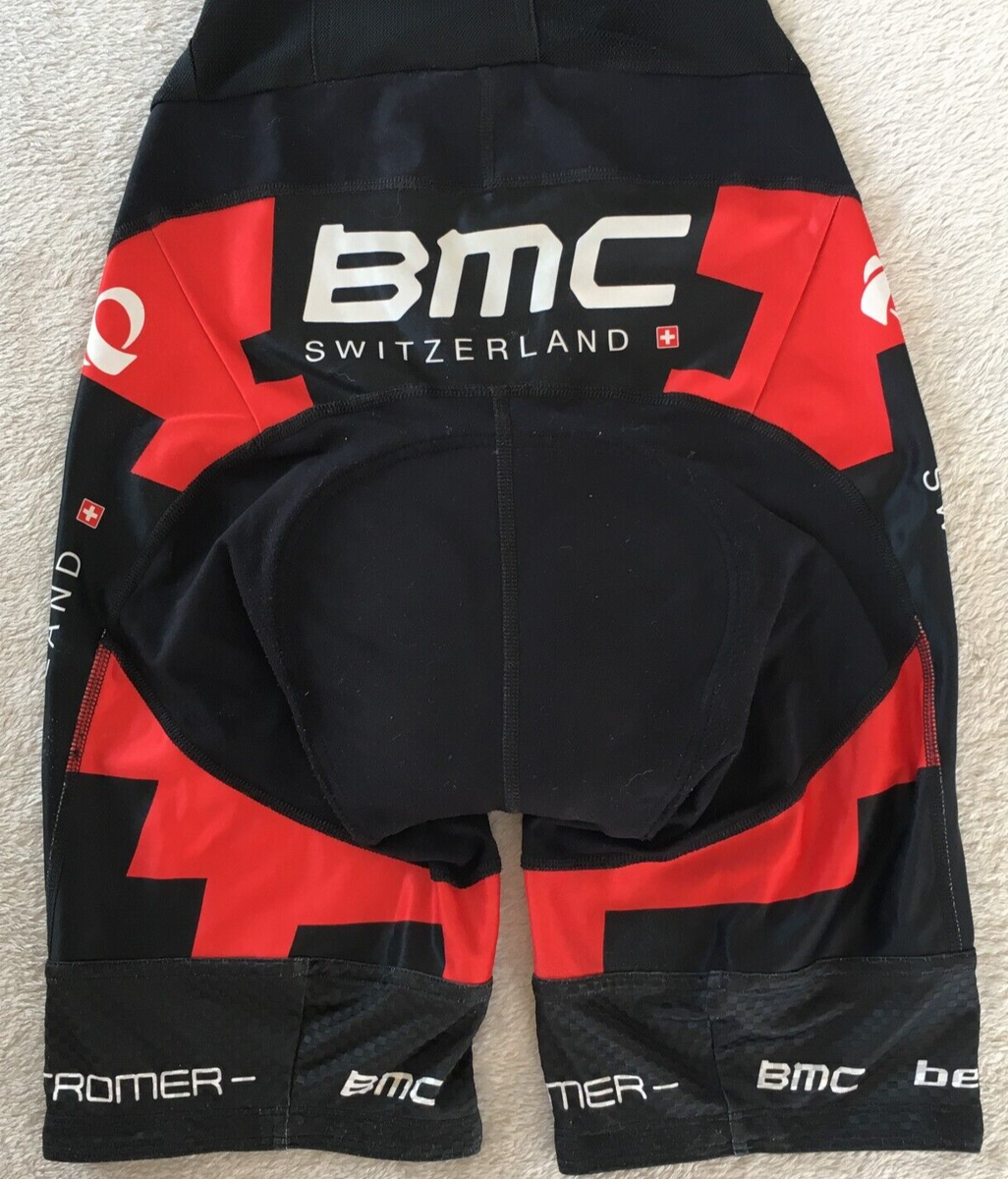 Short cyclisme BMC Switzerland Pearl Izumi noir rembourré homme taille M