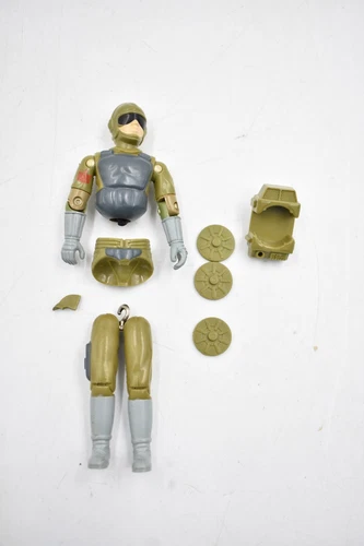 Vintage 1982 Hasbro GI Joe ZAP Straight Arms Thumbs Broken Hip Needs New O Ring