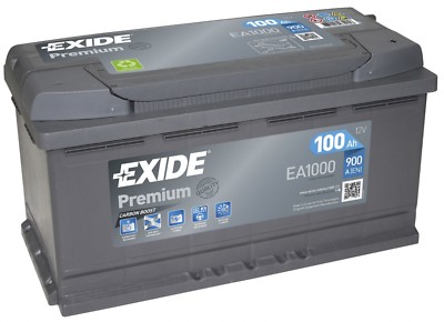 Exide Akku EA1000 12V 100Ah 900A 353x175x190mm Varta G3 H3