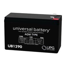 UPG 12V 9Ah SLA Battery Replacement for Razor EcoSmart Metro Electric Scooter