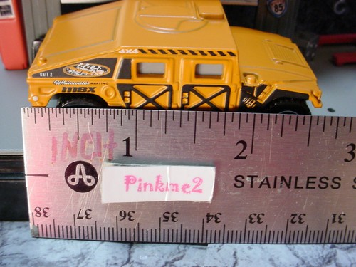 2019 MBX WILD Design Exclusive HUMVEE ☆orange; WHITEWATER RAFTING☆Matchbox LOOSE - Picture 3 of 3