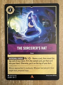 Lorcana The Sorcerer's Hat 65/204 Into the Inklands Near Mint