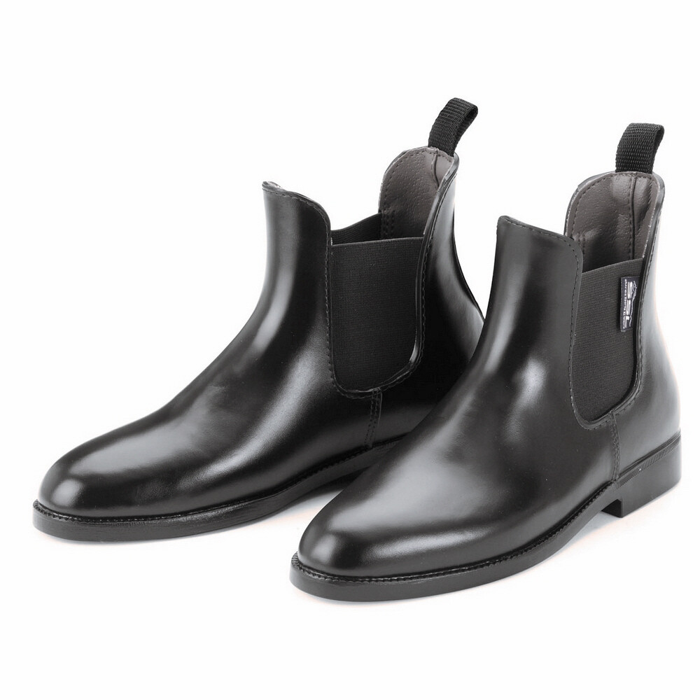 SHIRES LEATHER WOODSTOCK PULL ON JODHPUR SHORT JODPHUR HORSE RIDING