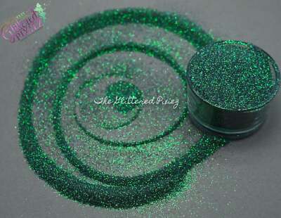 GREEN QUARTZ COLORED Pixie Dust (extra fine glitter).