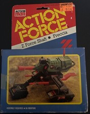 AFA READY 1983 ACTION FORCE GI JOE Z FORCE SHAFT FRECCIA UNUSED MIB..