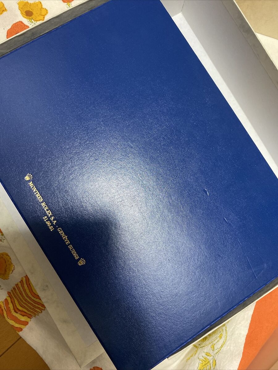 Vintage Rolex Blue Large Box Without Key 51.00.01 | eBay Vintage Rolex Blue Large Box Without Key 51.00.01 | eBay