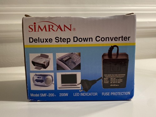 Simran SMF-200 Deluxe 200 Watts Step Down Converter to Use US Electric in Europe - Picture 4 of 6