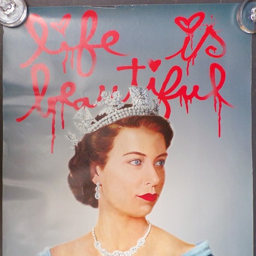 Mr Brainwash Poster Queen Elizabeth Life Is Beautiful Wall Art Exhibition 2012 - Picture 4 of 13