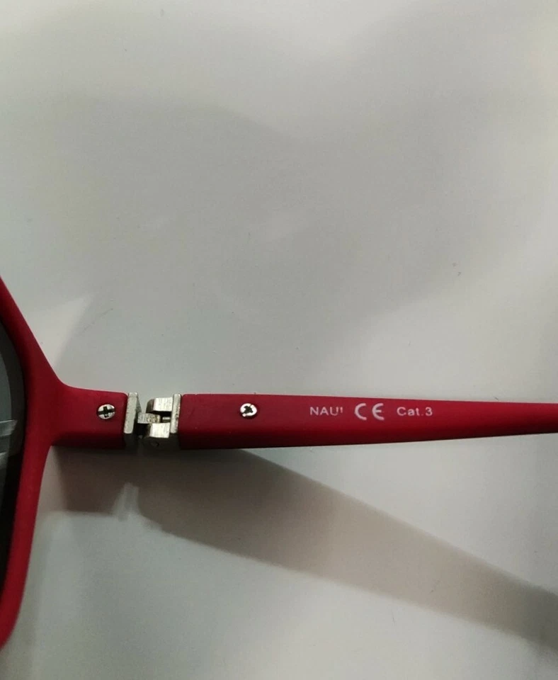 Occhiali da sole Nau unisex 10 anni colore rosso/nero - Immagine 2 di 3