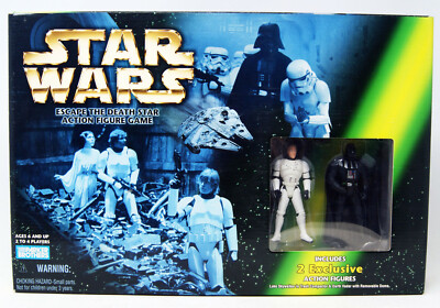 Star Wars - Escape the Death Star Game - Star Wars Spiel mit 2 Action Figuren