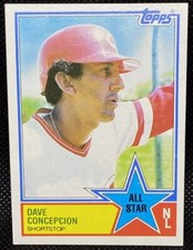 Cincinnati Reds 1983 Topps Dave Concepcion  All Star #400