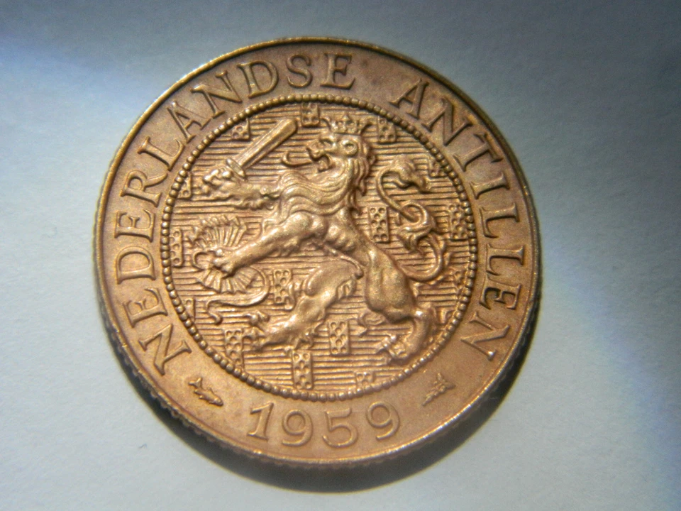 1959 2 1/2 Cent - Juliana - Netherlands Antilles - KM5 - UNC/MS++ coin - superb - Image 3 of 4