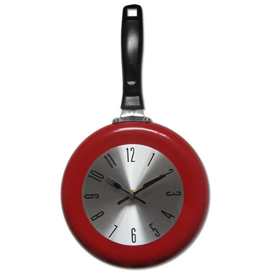 Chef Wall Clock | Kitchen Wall Clock | Outdoor Pan Clock | Living Area Clock