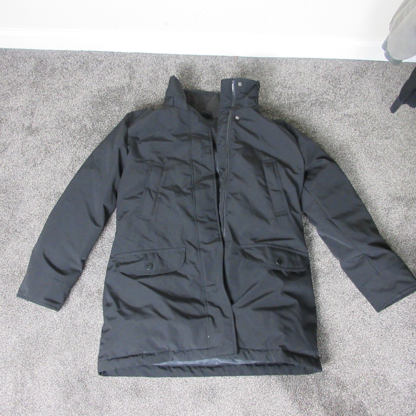 Mens Medium Black Winter Minimalist