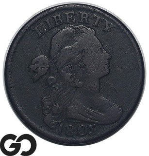 1803 Draped Bust Large Cent VF Early American Copper Cent Scarce This Nice!