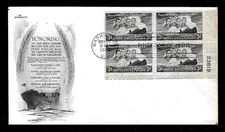 956 3c Stamp (1948) HEROIC CHAPLAINS FDC BY THE ARISTOCRATS - WITH PLATE BLOCK !