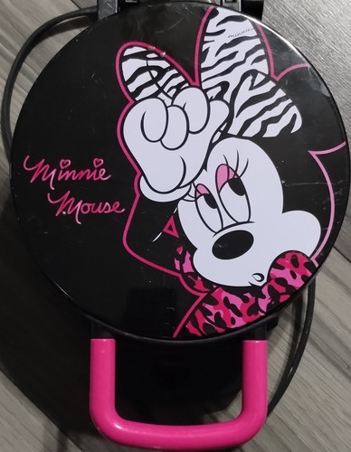 Disney DMG-11J Minnie Mouse Waffle Maker 800W 120V Black Pink Novelty