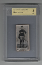 1925 Aurele Joliat hockey Dominion Chocolate card #119 ACA 3.Sell ONLY in Canada