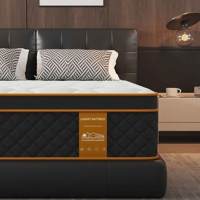 UKing 7-Zonen orthopädische Kaltschaum Matratze 120x200 Height 25cm Hardness H3