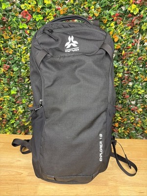 Arva Explorer 18 Liter Hiking Trail Backpack Outdoors Black White