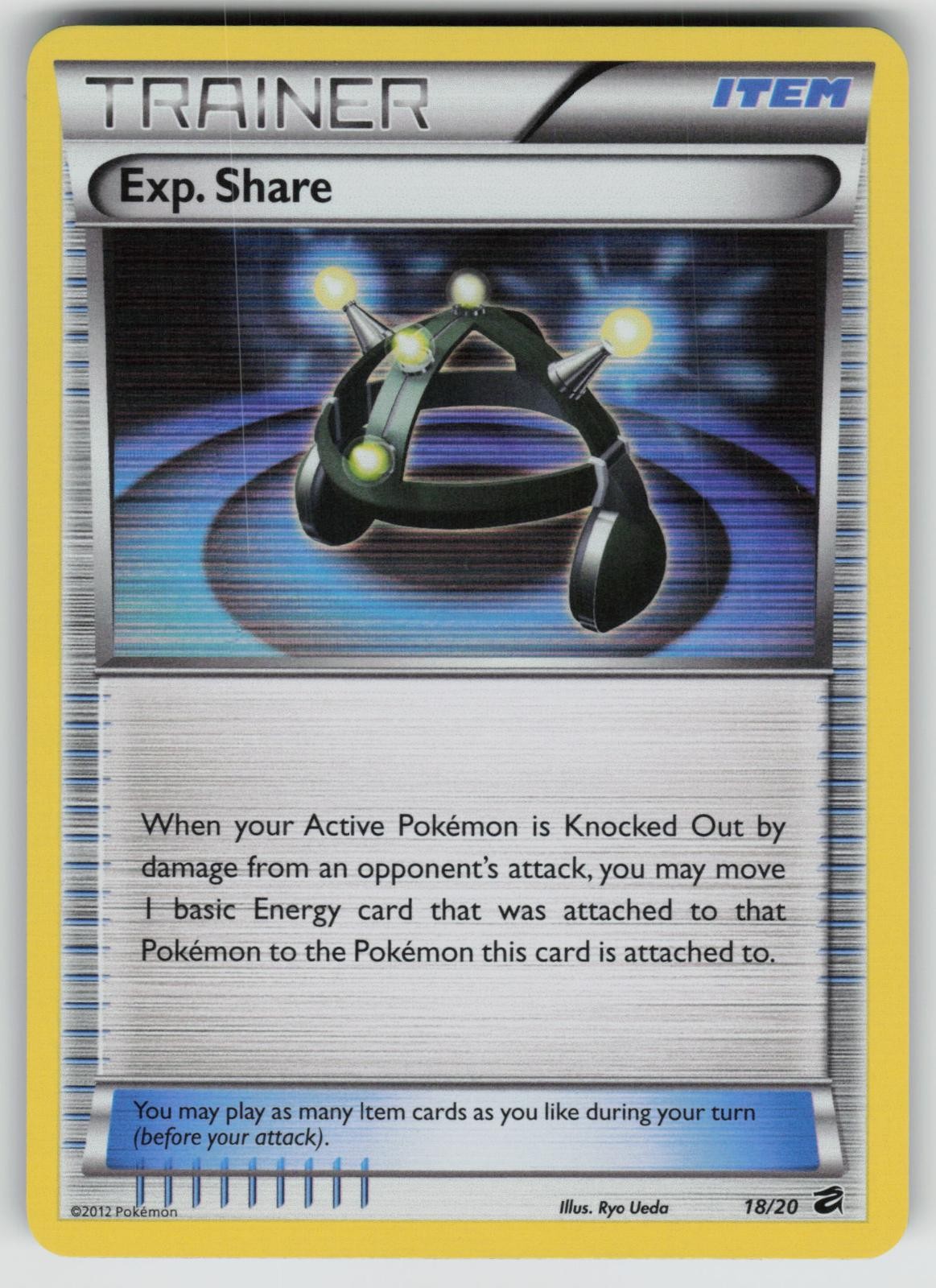 Exp. Share 18/20 Dragon Vault Pokemon Holo Near Mint