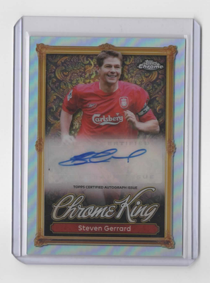 2025 Topps Premier League Debut Edition Steven Gerrard Chrome King