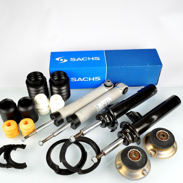 4X Sachs StoßDäMpfer + Service-Kit + Domlager Vorne Hinten FüR Bmw 5 E61 Xi Xd-image