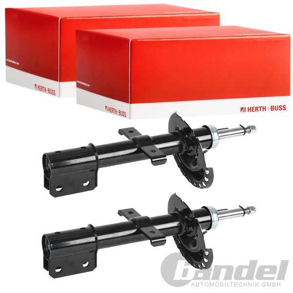 2X Herth+Buss Gasdruck StoßDÄMpfer Vorne Links+Rechts Passend FüR Renault Captur-image