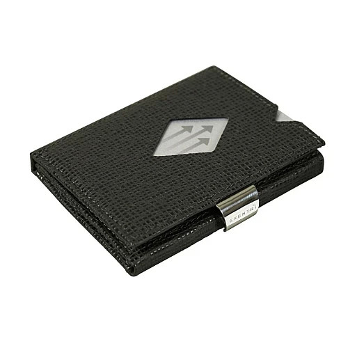 как выглядит Exentri RFID BLACK Wallets Cards Holder 100 Genuine Leather Design in Norway фото