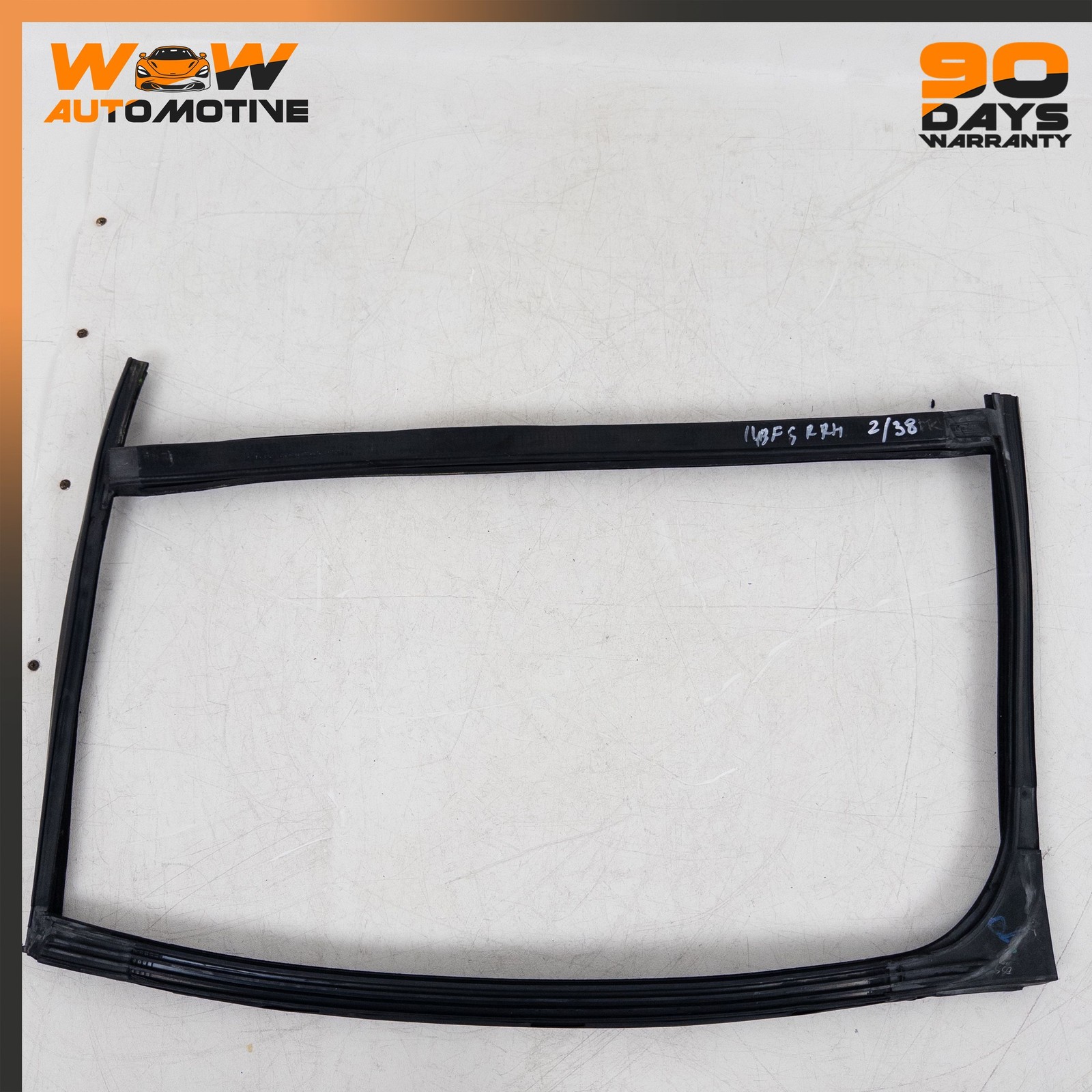 14-19 BENTLEY FLYING SPUR REAR RIGHT DOOR WINDOW SEAL WEATHER STRIP OEM