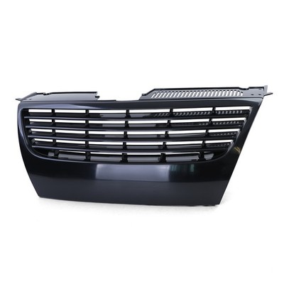 Sport Kühlergrill Grill ohne Emblem Schwarz für VW Passat B6 3C 05-08