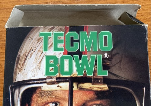 NES ~ TECMO BOWL ~ Nintendo Game NES-TW-USA Game Cart + Sleeve + Box NTSC - Picture 9 of 22