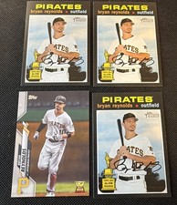 Bryan Reynolds - 2020 Topps Heritage Gold Rookie Cup Card #383 (4). rookie card picture