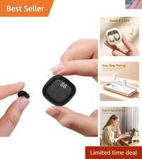Invisible Mini Bluetooth Earbuds   5.3, ANC, 24h Play, Waterproof, Small Fit