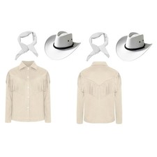 Unisex Kids Western Cowboy Costume Themed Party Cowboy Cowgirl Outfit Festival