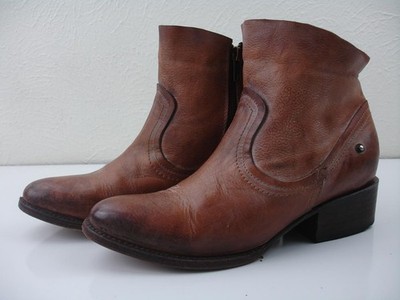 Women's 8 M Freebird by Steven Salt Eve Ankle Boots Booties Carmel Brown Leather
