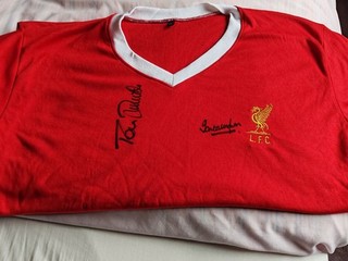 Tommy Smith Ian Callaghan signed Liverpool shirt plus cert