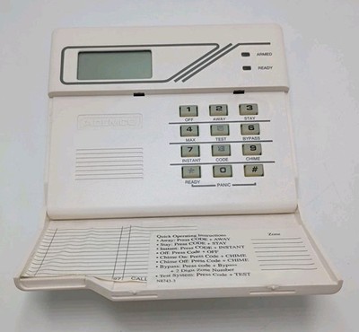 Ademco 6128 LCD Console Keypad Alarm System Controller