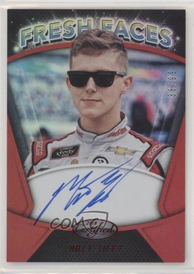 2018 Certified Fresh Faces Signatures Red 36/99 Matt Tifft #FFS-MT Auto 0z5
