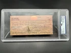 Joe Montana Autographed Personal Check 1981 to San Francisco 49ers PSA/DNA RARE!