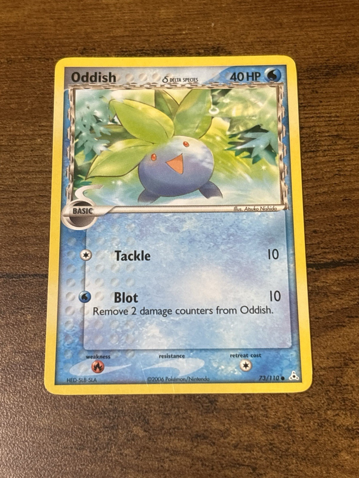 Oddish 73/110 Common Holon Phantoms Pokemon