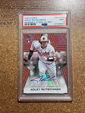 2023 Topps Baseball Stars Red # BSA-ARU Adley Rutschman RC Auto 06/25 PSA 9