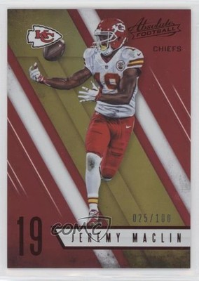 2016 Panini Absolute Spectrum Red 25/100 Jeremy Maclin #35 y0i