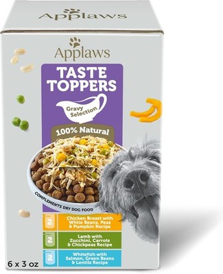 Applaws Taste Toppers, Grain-Free Dog Food Topper, Limited Ingredient, Variety S