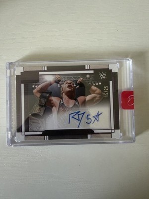 2024 Panini Three Count WWE Rob Van Dam #TH-RVD Timeless Moments Auto 15/25 Enca