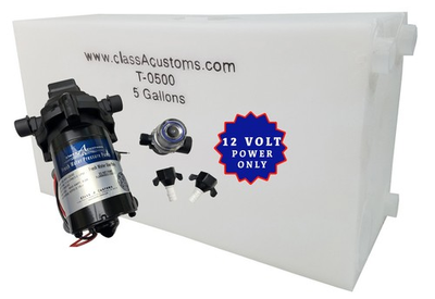 #ad 5 Gallon Fresh Water Holding Tank amp; 12 Volt Water PUMP T 0500 CAC WP 12V30 $135.99